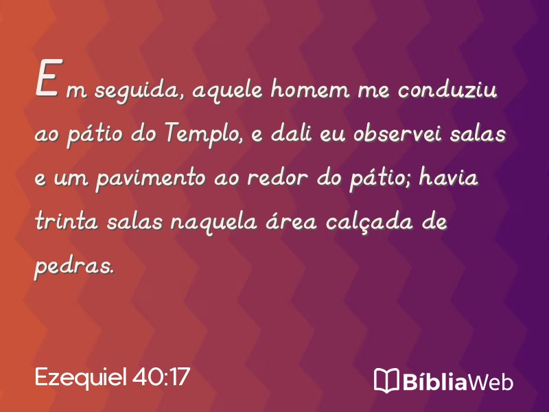 Ezequiel 40:17 em imagem para compartilhar