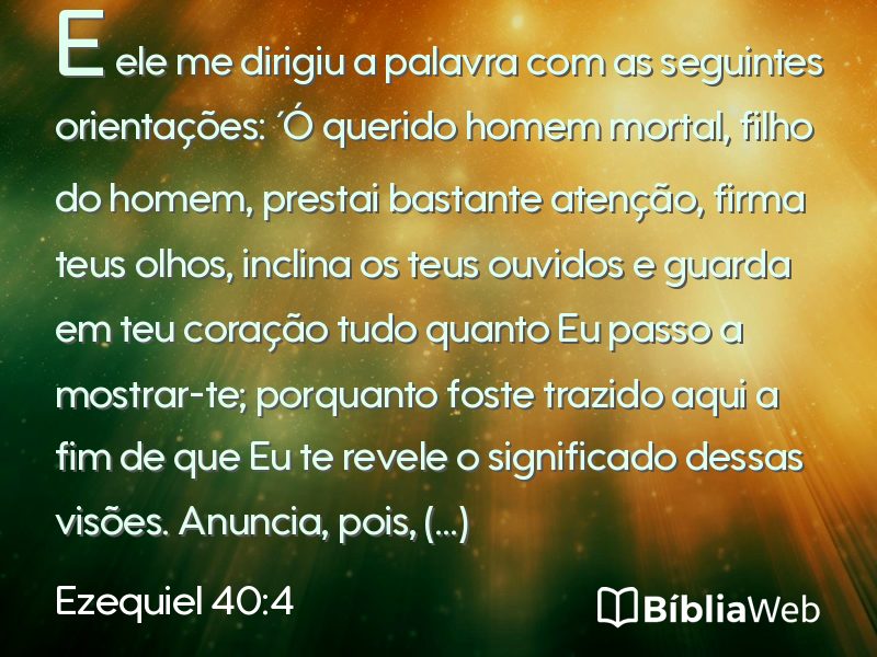 Ezequiel 40:4 em imagem para compartilhar