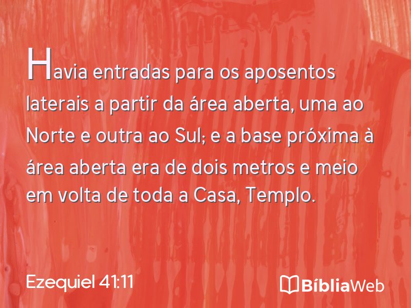 Ezequiel 41:11 em imagem para compartilhar