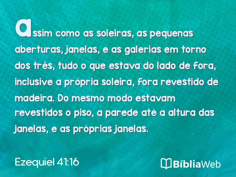 Ezequiel 41:16 em imagem para compartilhar