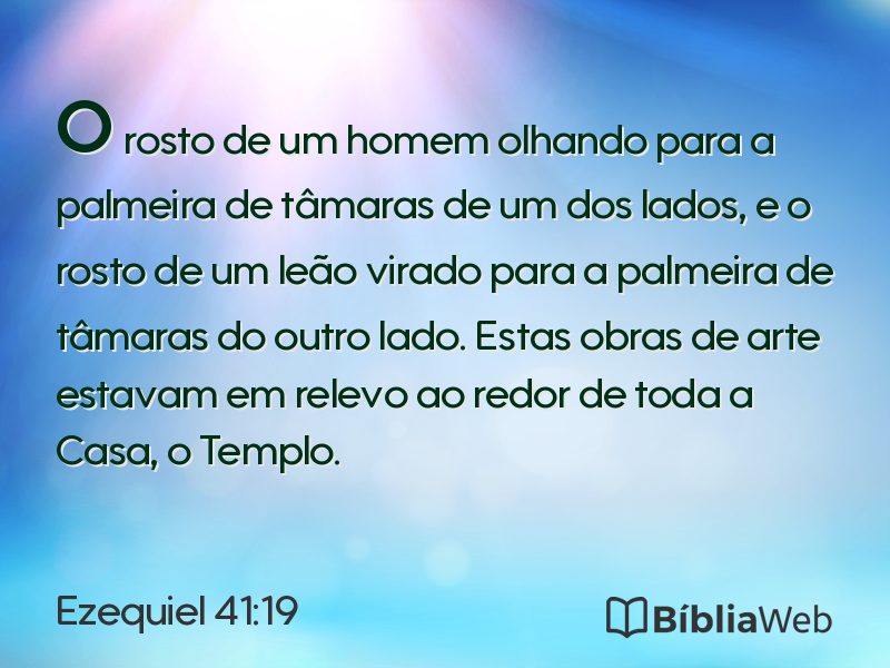 Ezequiel 41:19 em imagem para compartilhar