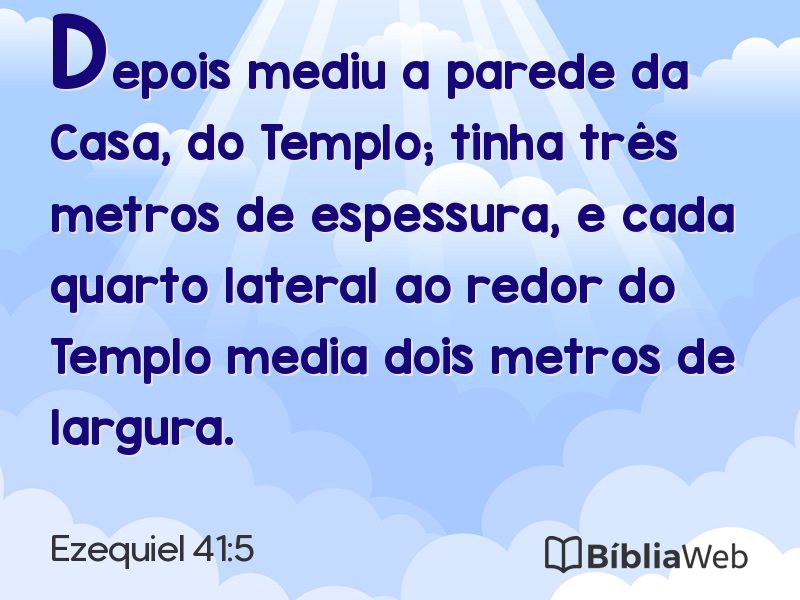 Ezequiel 41:5 em imagem para compartilhar