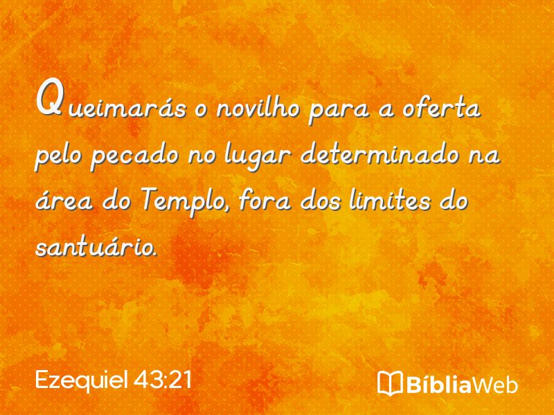 Ezequiel 43:21 em imagem para compartilhar