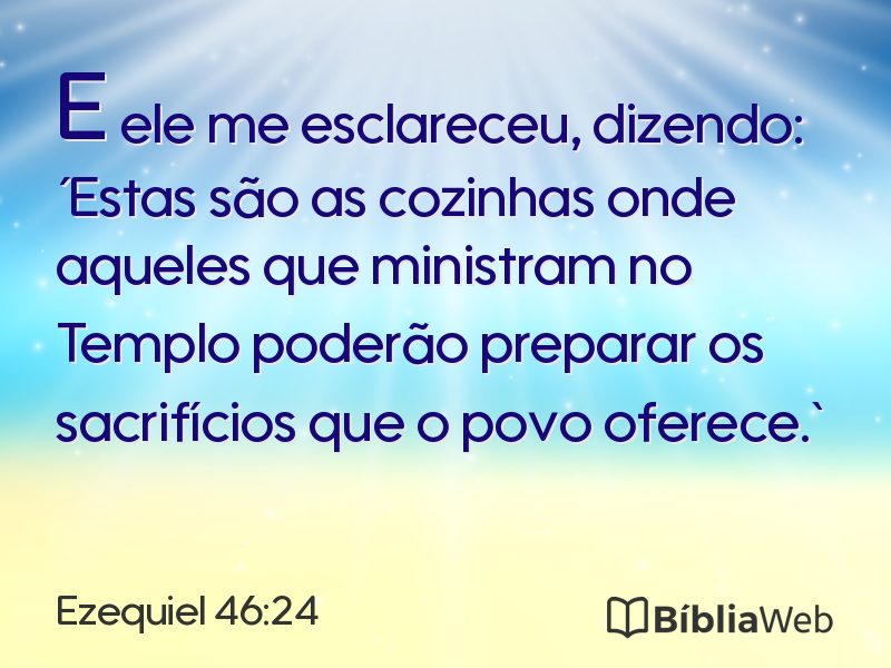Ezequiel 46:24 em imagem para compartilhar