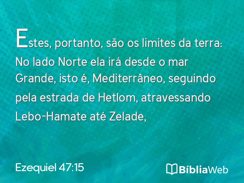 Ezequiel 47:15 em imagem para compartilhar