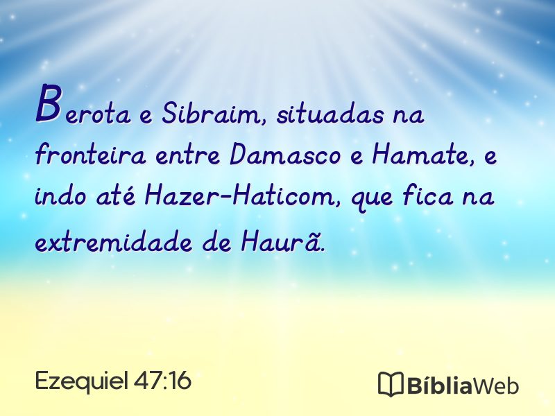 Ezequiel 47:16 em imagem para compartilhar