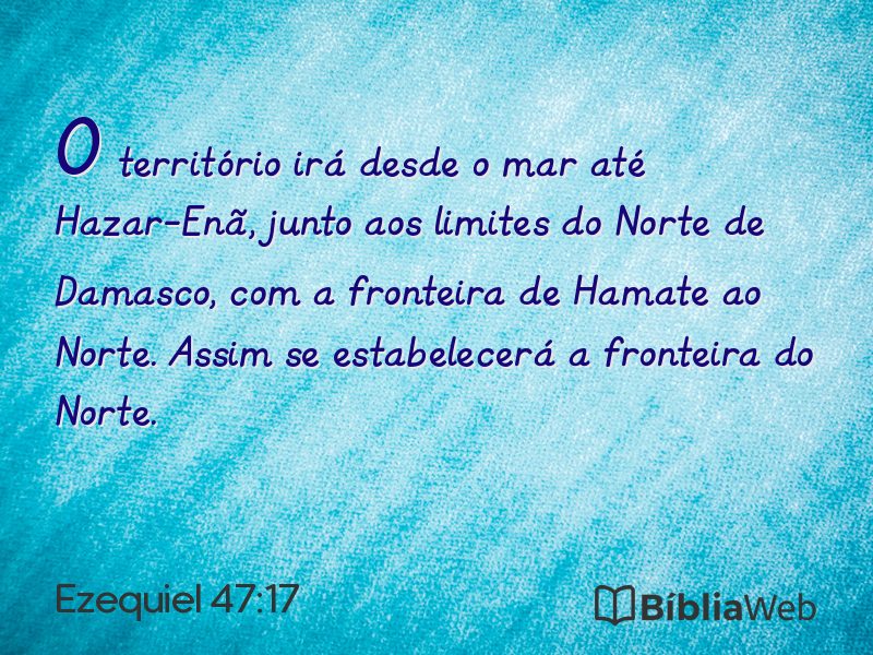 Ezequiel 47:17 em imagem para compartilhar