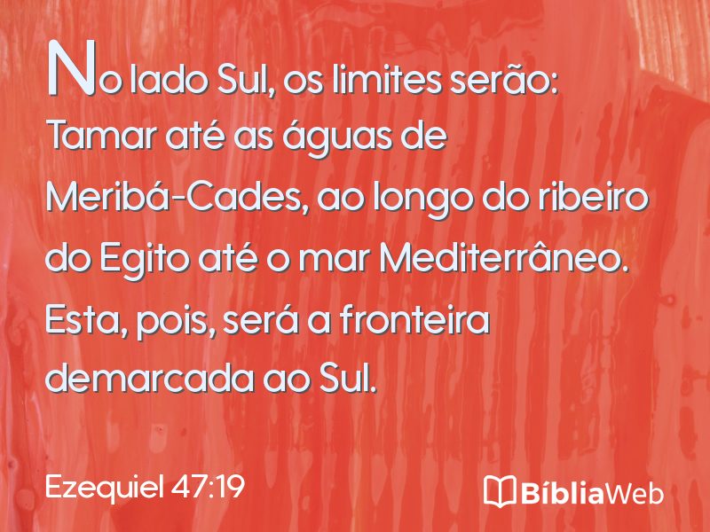 Ezequiel 47:19 em imagem para compartilhar