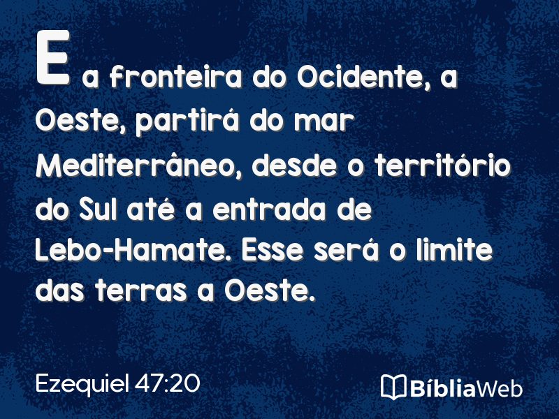 Ezequiel 47:20 em imagem para compartilhar