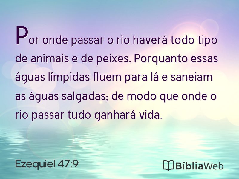 Ezequiel 47:9 em imagem para compartilhar