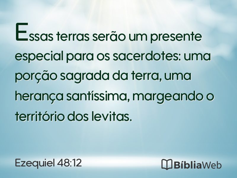 Ezequiel 48:12 em imagem para compartilhar