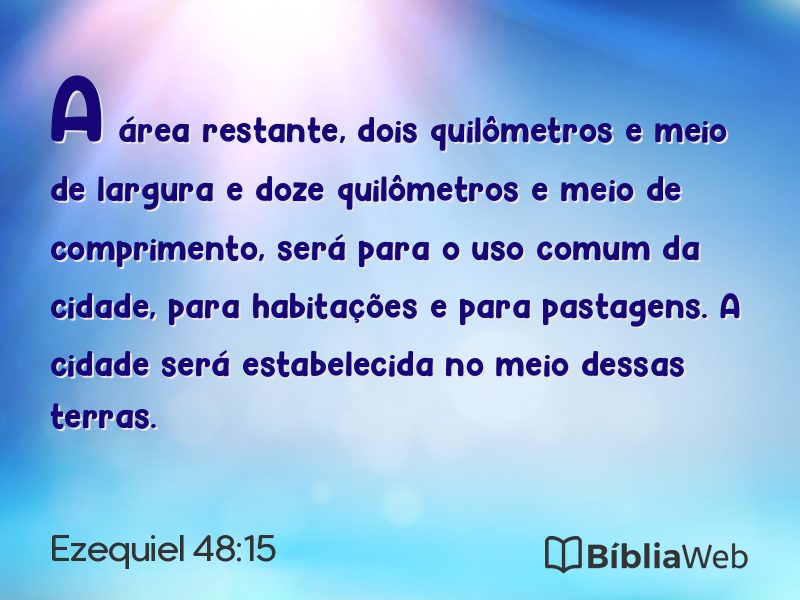 Ezequiel 48:15 em imagem para compartilhar