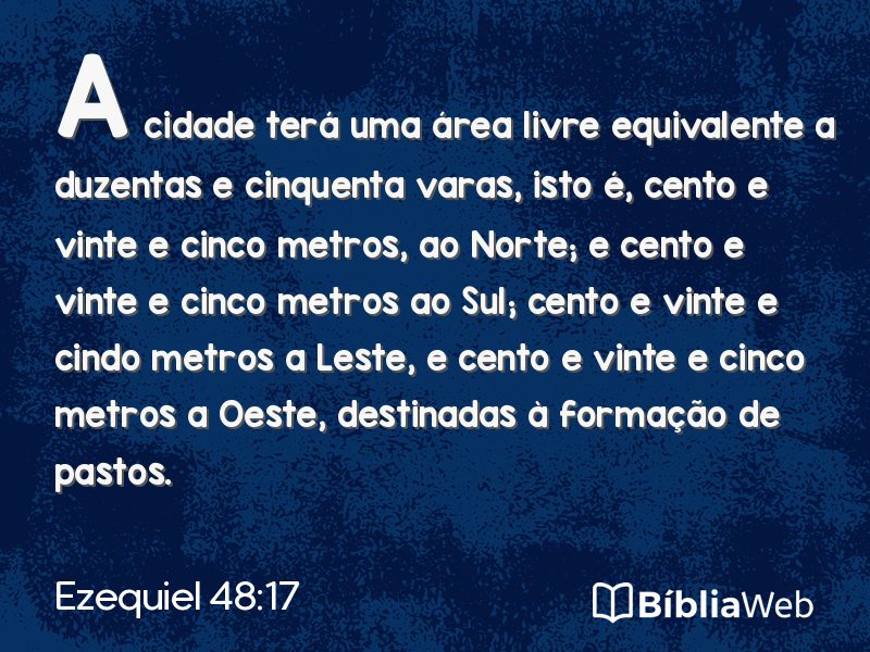 Ezequiel 48:17 em imagem para compartilhar