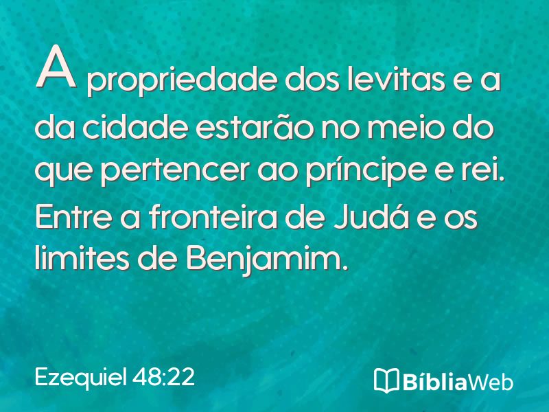 Ezequiel 48:22 em imagem para compartilhar