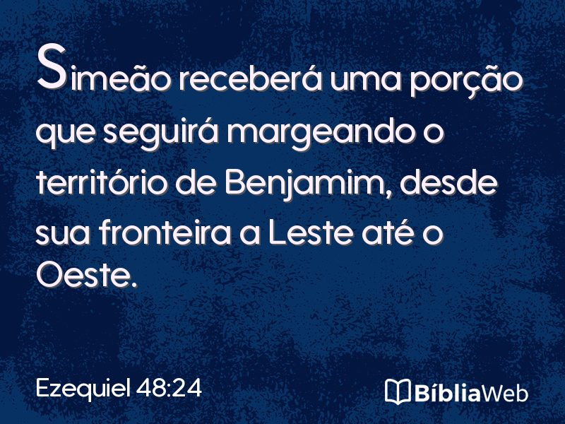 Ezequiel 48:24 em imagem para compartilhar