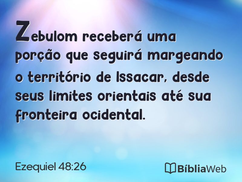 Ezequiel 48:26 em imagem para compartilhar