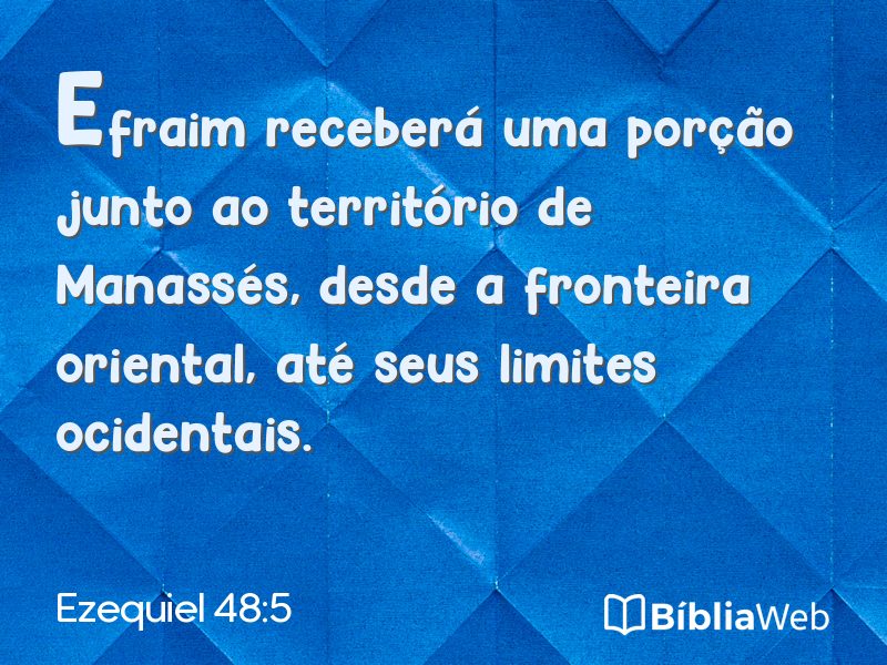 Ezequiel 48:5 em imagem para compartilhar