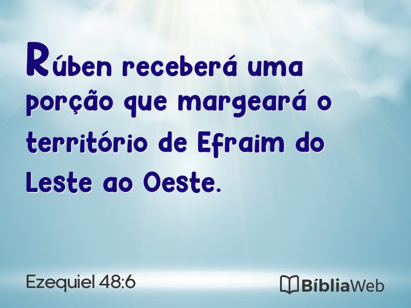 Ezequiel 48:6 em imagem para compartilhar
