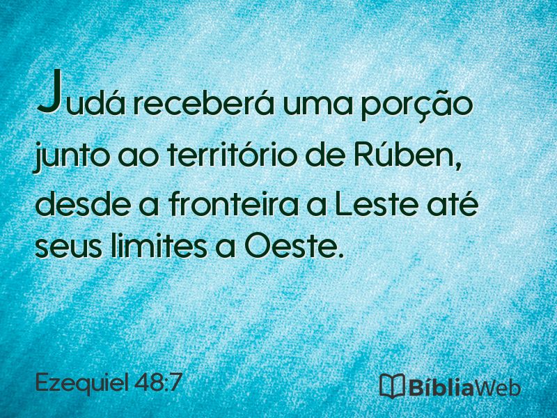 Ezequiel 48:7 em imagem para compartilhar