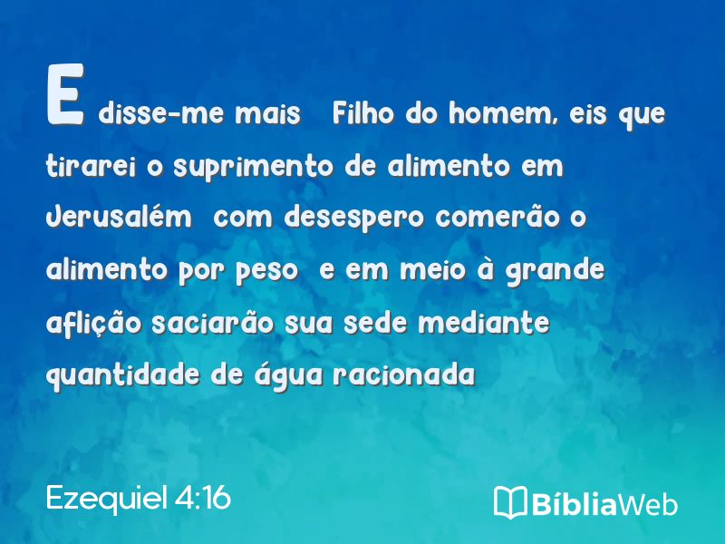 Ezequiel 4:16 em imagem para compartilhar