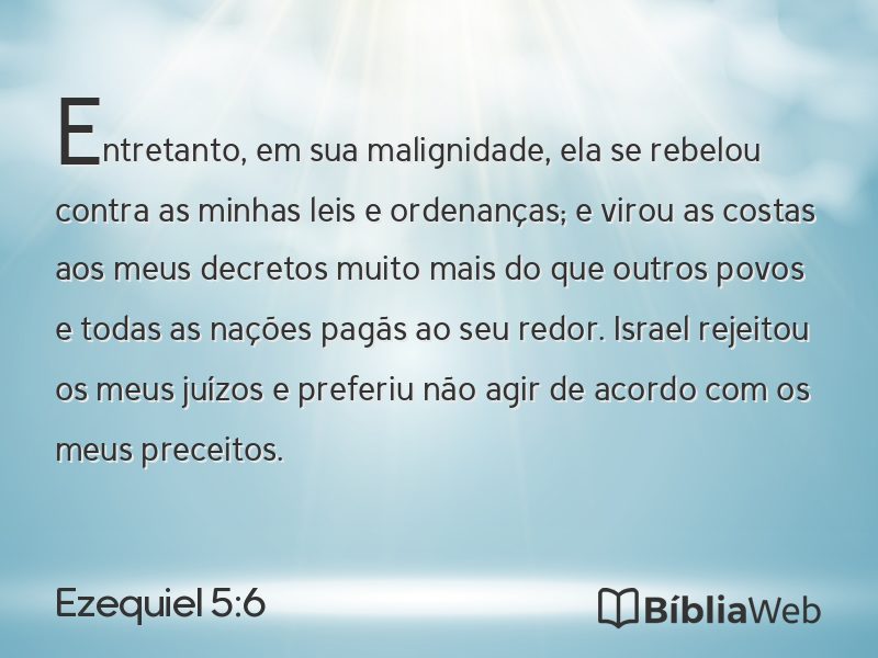 Ezequiel 5:6 em imagem para compartilhar