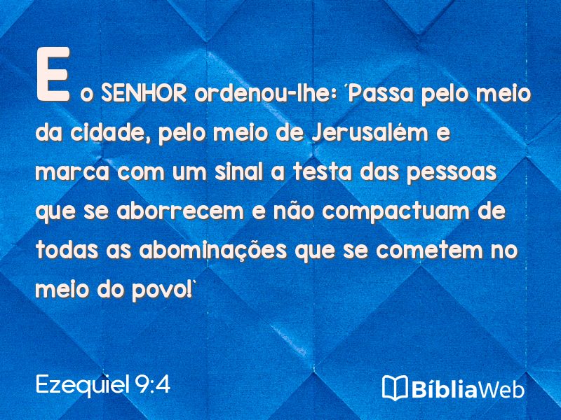 Ezequiel 9:4 em imagem para compartilhar