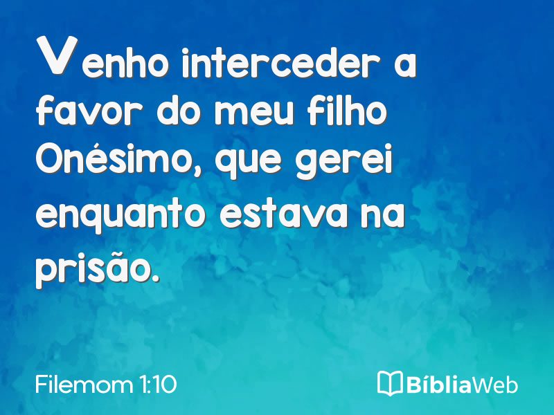 Filemom 1:10 em imagem para compartilhar