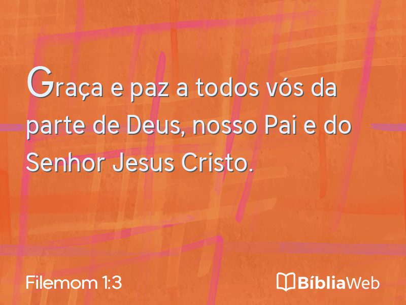 Filemom 1:3 em imagem para compartilhar