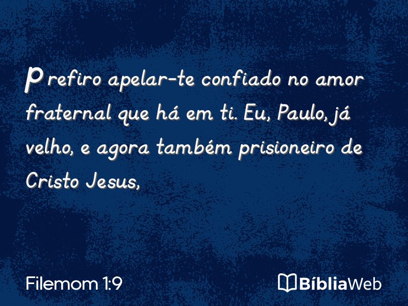 Filemom 1:9 em imagem para compartilhar