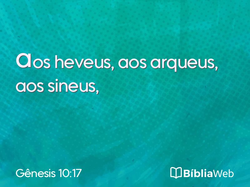 Gênesis 10:17 em imagem para compartilhar