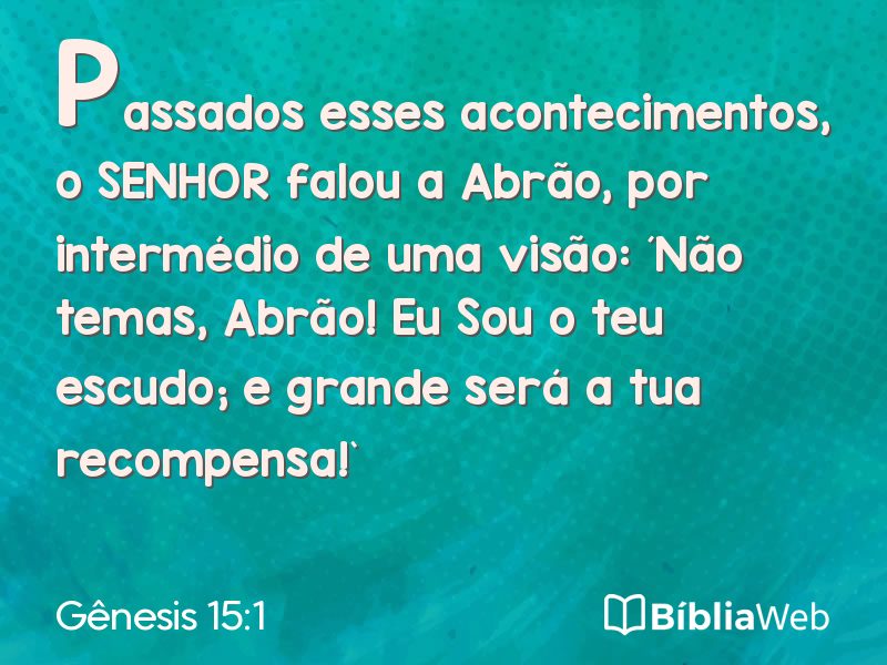 Gênesis 15:1 em imagem para compartilhar
