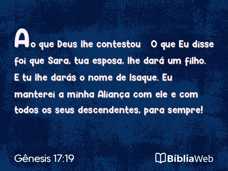 Gênesis 17:19 em imagem para compartilhar
