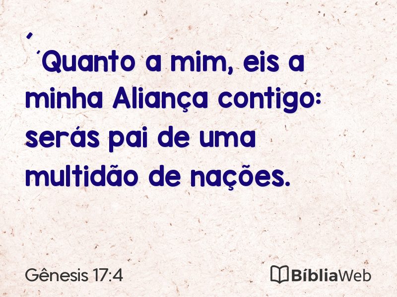 Gênesis 17:4 em imagem para compartilhar
