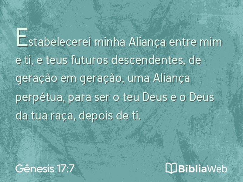 Gênesis 17:7 em imagem para compartilhar