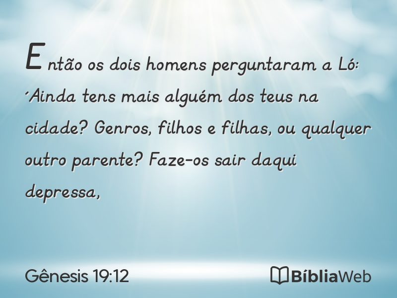 Gênesis 19:12 em imagem para compartilhar
