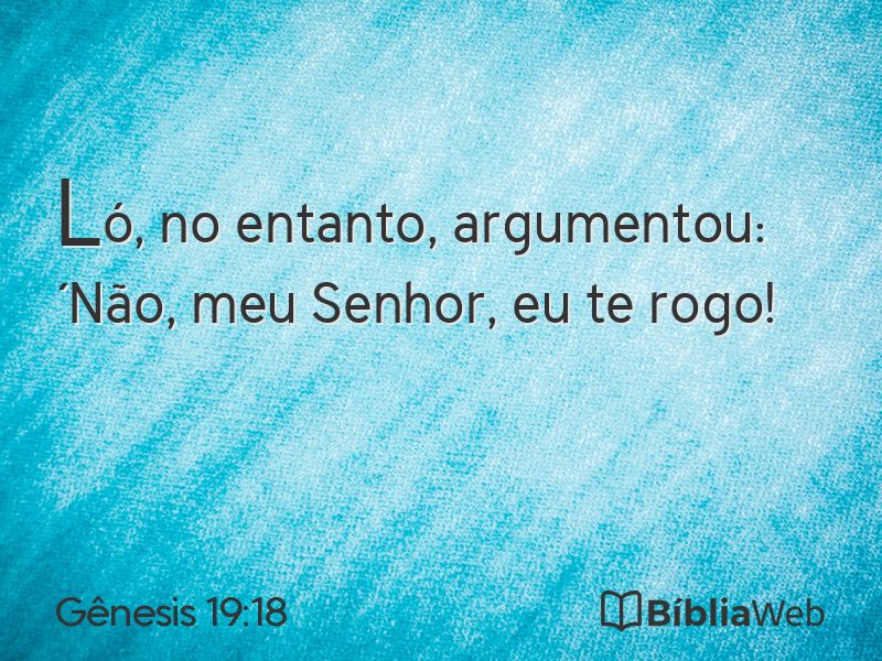 Gênesis 19:18 em imagem para compartilhar