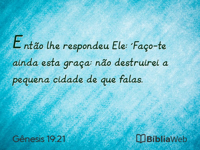 Gênesis 19:21 em imagem para compartilhar