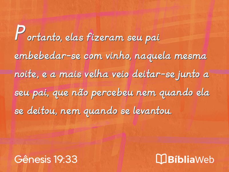 Gênesis 19:33 em imagem para compartilhar