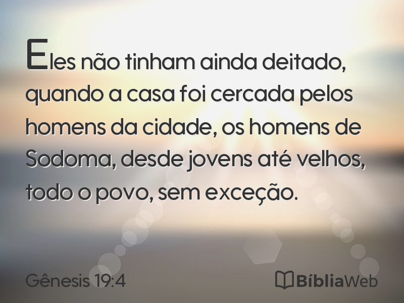 Gênesis 19:4 em imagem para compartilhar