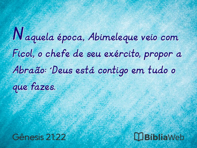 Gênesis 21:22 em imagem para compartilhar