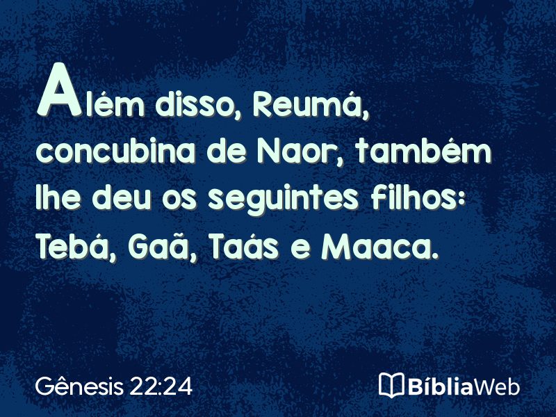 Gênesis 22:24 em imagem para compartilhar