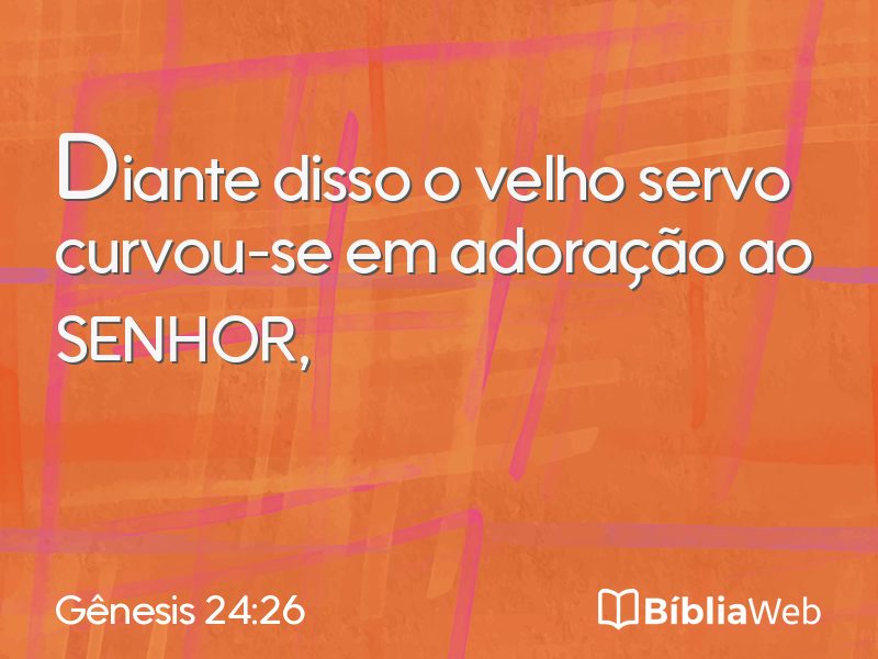 Gênesis 24:26 em imagem para compartilhar