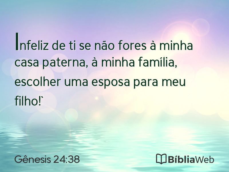 Gênesis 24:38 em imagem para compartilhar
