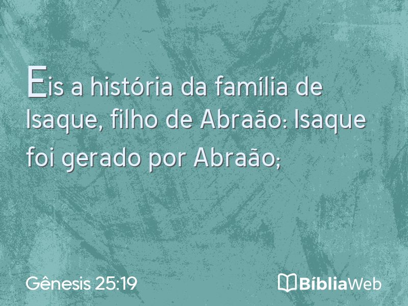 Gênesis 25:19 em imagem para compartilhar