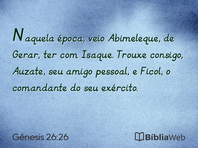 Gênesis 26:26 em imagem para compartilhar