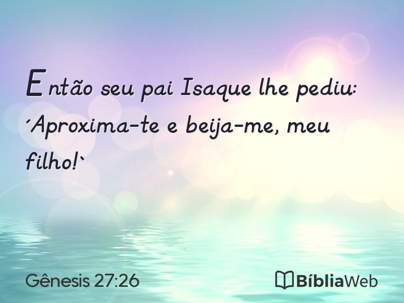 Gênesis 27:26 em imagem para compartilhar