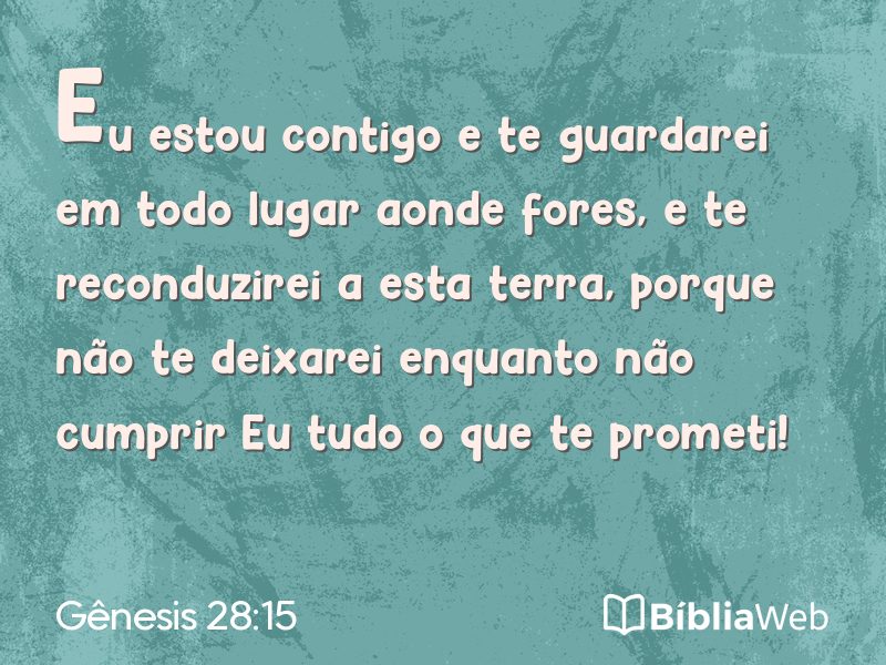 Gênesis 28:15 em imagem para compartilhar