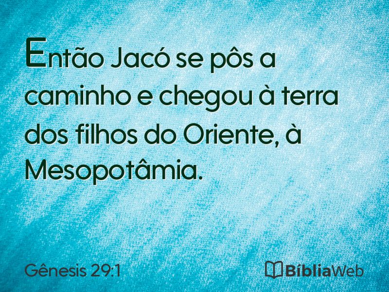 Gênesis 29:1 em imagem para compartilhar
