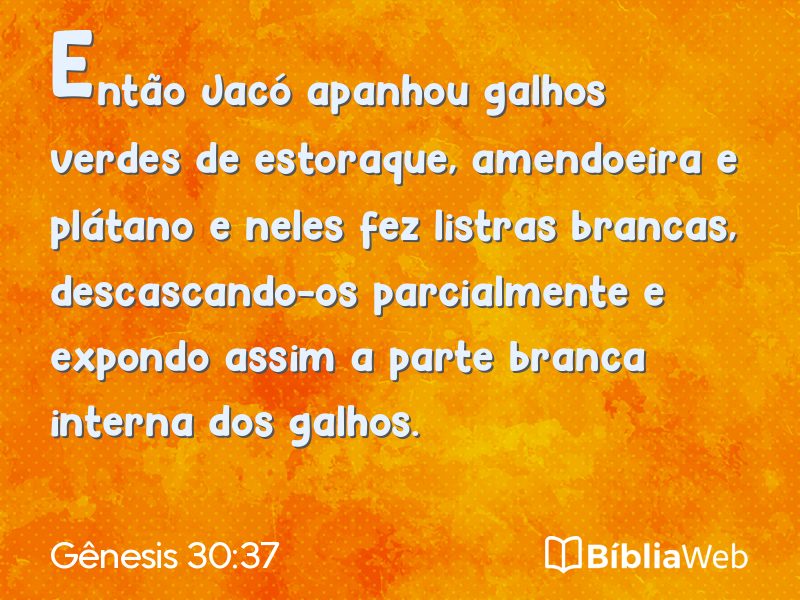 Gênesis 30:37 em imagem para compartilhar