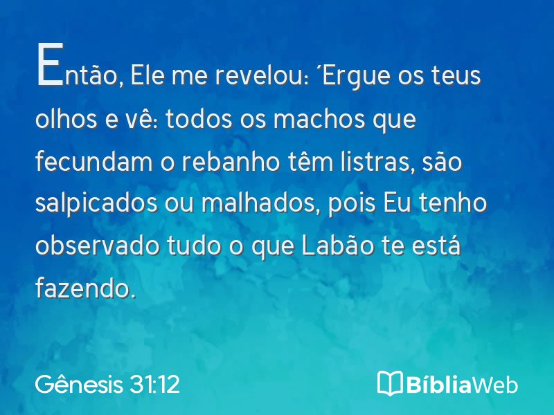 Gênesis 31:12 em imagem para compartilhar